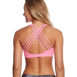 Onzie Chic Yoga Sports Bra Tropic Pink