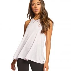 Free People Slub Long Beach Tank Rose CLOTHING