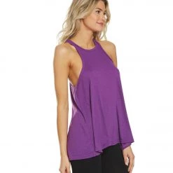 CLOTHING Free People Slub Long Beach Tank Violet