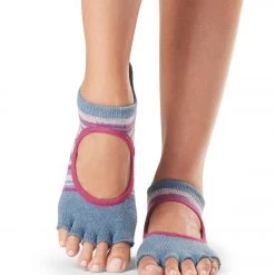 Toesox Bellarina Half-Toe Yoga Grip Socks Gypsy