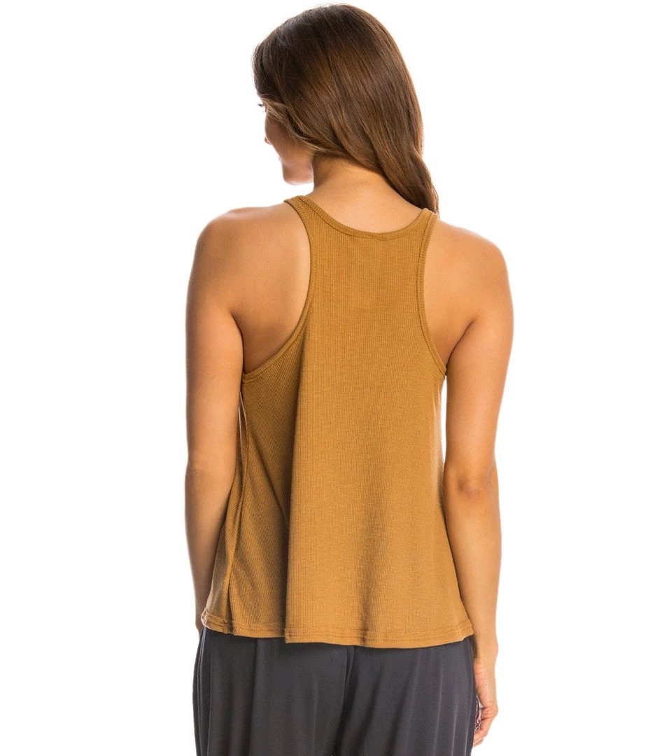 Free People Slub Long Beach Tank Honey 5 Free People Slub Long Beach Tank Honey