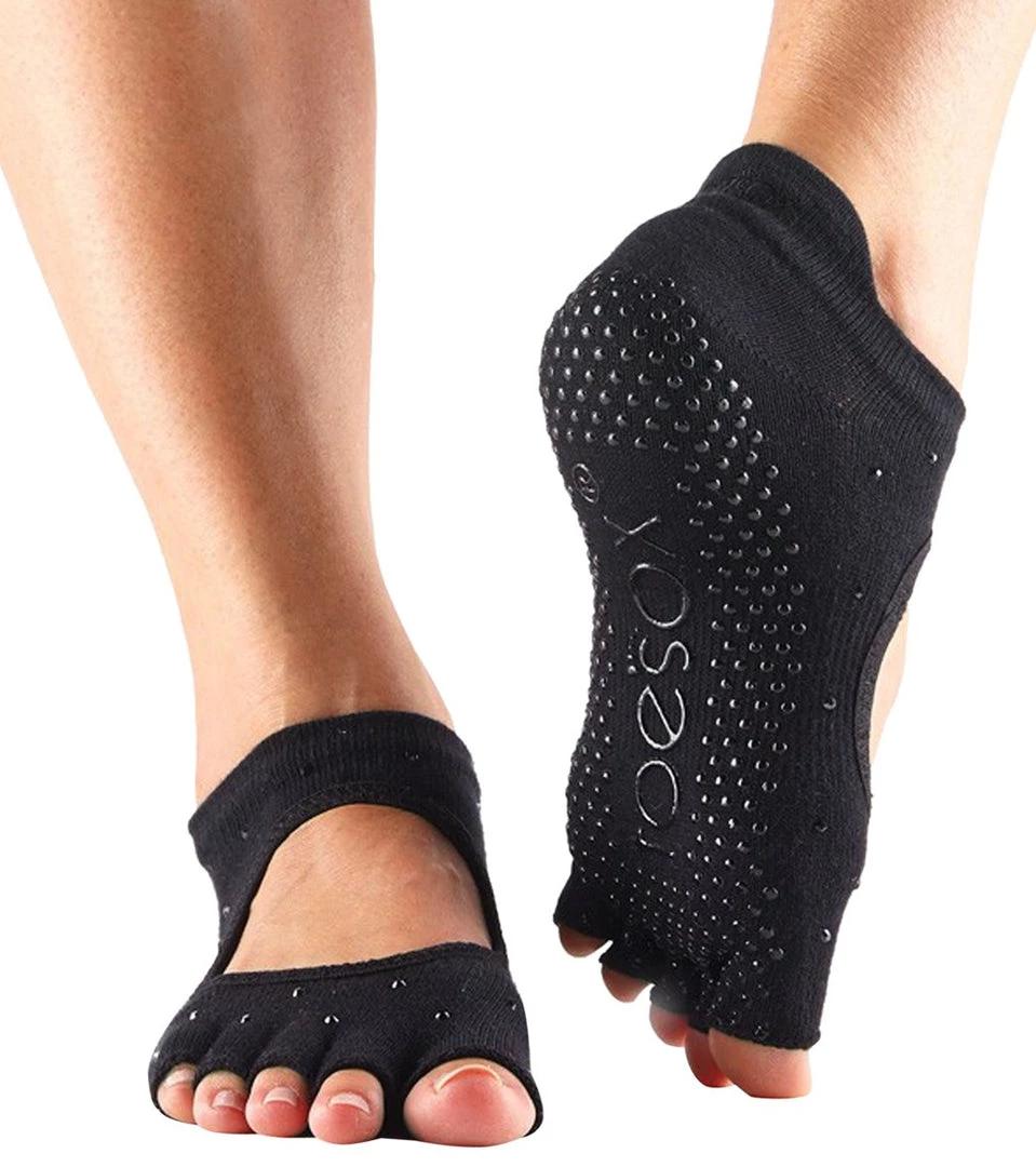 Toesox Bellarina Half-Toe Yoga Grip Socks Nightlife ACCESSORIES 3 Toesox Bellarina Half-Toe Yoga Grip Socks Nightlife ACCESSORIES