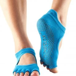 Toesox Bellarina Half-Toe Yoga Grip Socks Skydiver ACCESSORIES