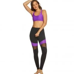 Onzie Chic Yoga Sports Bra Electric Purple