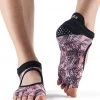Toesox Bellarina Half-Toe Yoga Grip Socks Palm