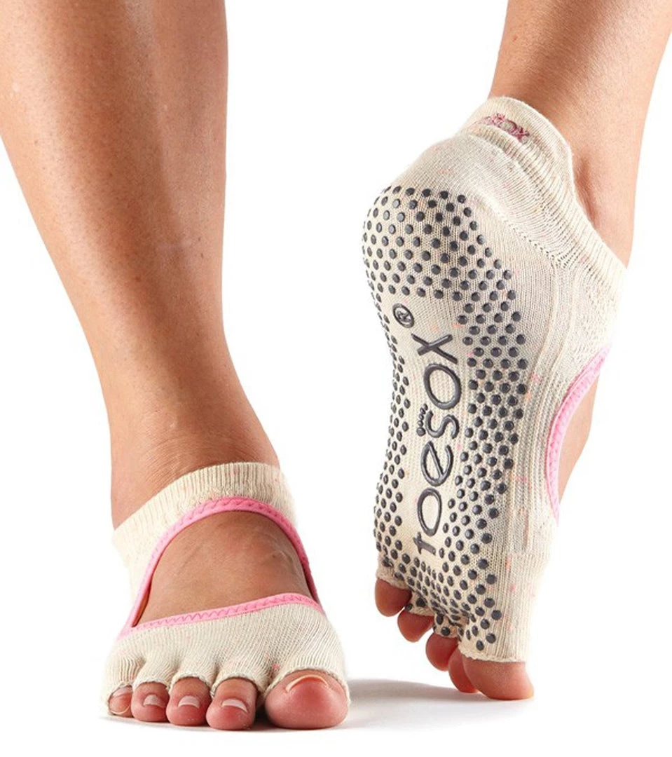 ACCESSORIES Toesox Bellarina Half-Toe Yoga Grip Socks Confetti 3 ACCESSORIES Toesox Bellarina Half-Toe Yoga Grip Socks Confetti