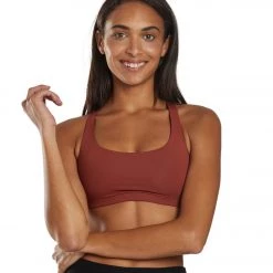 Onzie Chic Yoga Sports Bra Warm Pincone