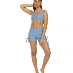 Onzie Chic Yoga Sports Bra Pewter CLOTHING