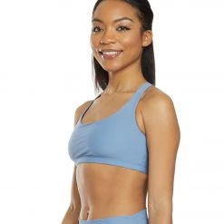 Onzie Chic Yoga Sports Bra Pewter CLOTHING