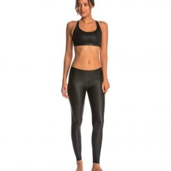 CLOTHING Onzie Long Yoga Leggings Black Snake