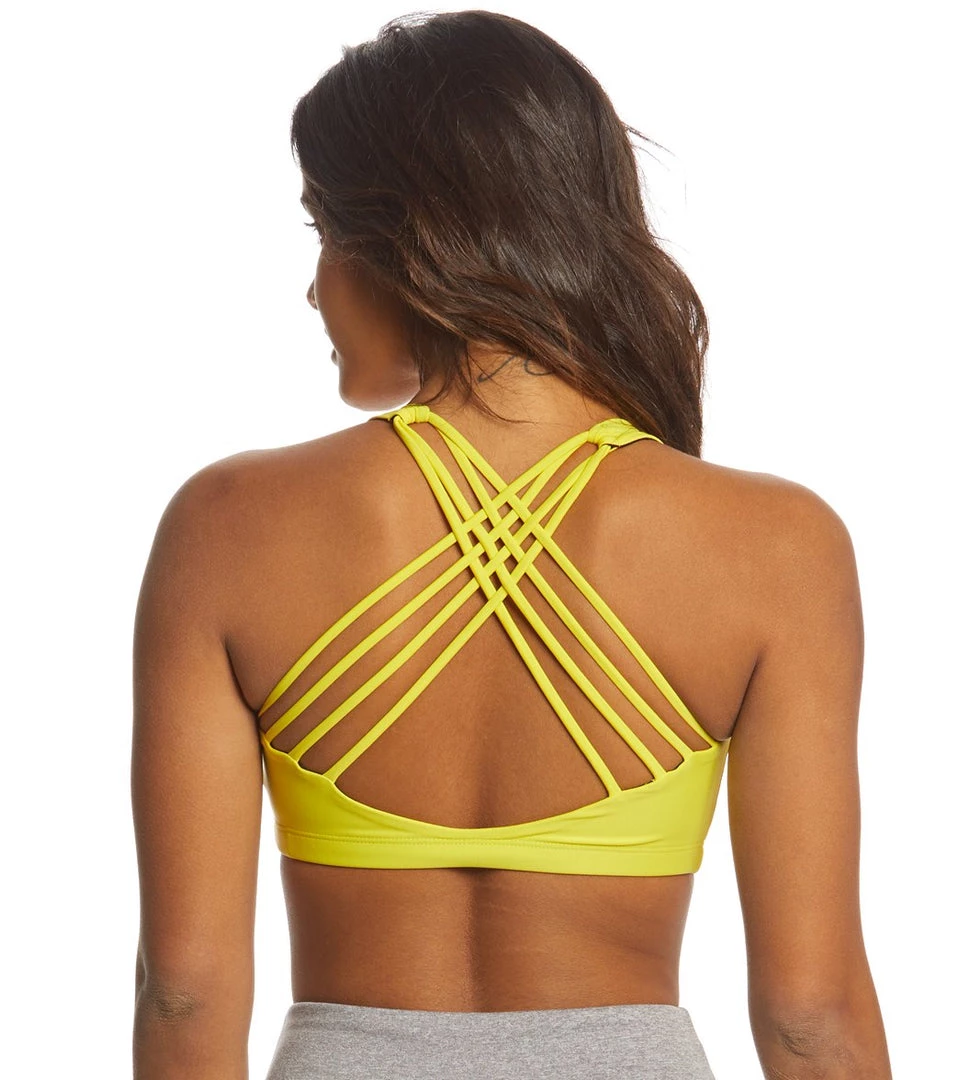 CLOTHING Onzie Chic Yoga Sports Bra Banana 3 CLOTHING Onzie Chic Yoga Sports Bra Banana