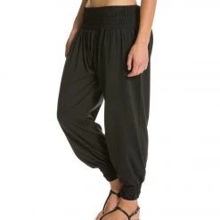 Yak & Yeti Indian Harem Joggers Black