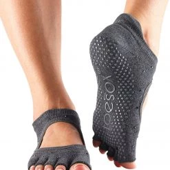 ACCESSORIES Toesox Bellarina Half-Toe Yoga Grip Socks Sultry