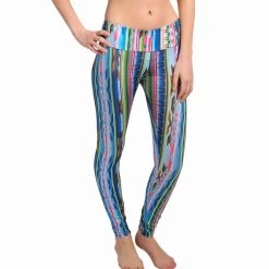 CLOTHING Onzie Long Yoga Leggings Blue Mexi-Cali 12 CLOTHING Onzie Long Yoga Leggings Blue Mexi-Cali
