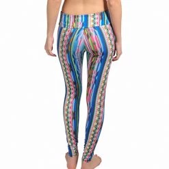CLOTHING Onzie Long Yoga Leggings Blue Mexi-Cali 13 CLOTHING Onzie Long Yoga Leggings Blue Mexi-Cali