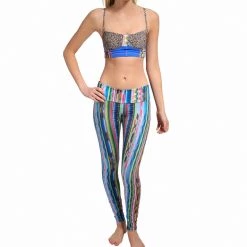 CLOTHING Onzie Long Yoga Leggings Blue Mexi-Cali 15 CLOTHING Onzie Long Yoga Leggings Blue Mexi-Cali