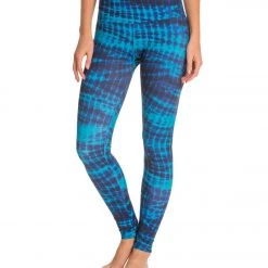 CLOTHING Onzie Long Yoga Leggings Teal Tie Dye 15 CLOTHING Onzie Long Yoga Leggings Teal Tie Dye