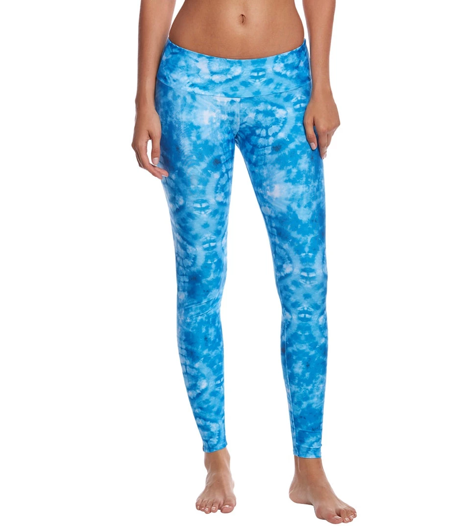 CLOTHING Onzie Long Yoga Leggings Tie Dye Blue 3 CLOTHING Onzie Long Yoga Leggings Tie Dye Blue