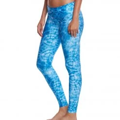 CLOTHING Onzie Long Yoga Leggings Tie Dye Blue 10 CLOTHING Onzie Long Yoga Leggings Tie Dye Blue