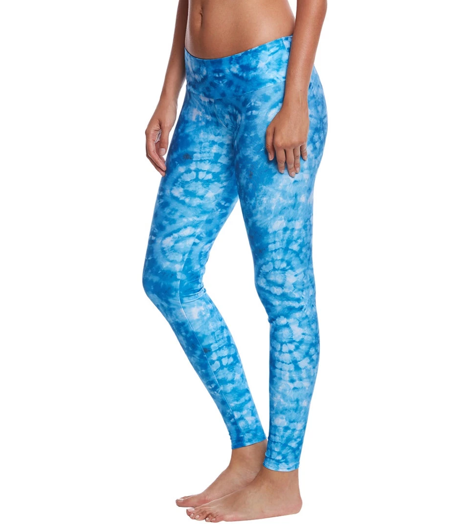 CLOTHING Onzie Long Yoga Leggings Tie Dye Blue 4 CLOTHING Onzie Long Yoga Leggings Tie Dye Blue