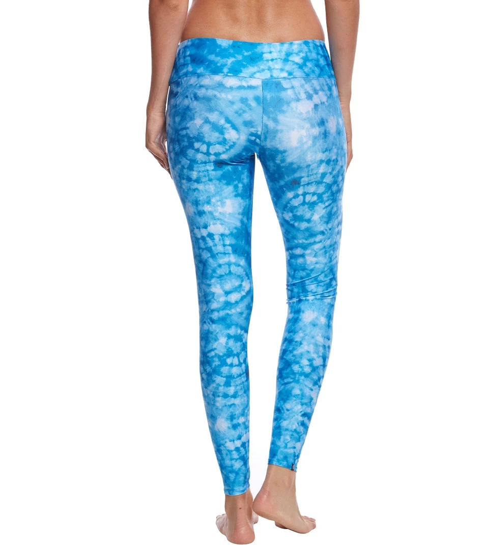 CLOTHING Onzie Long Yoga Leggings Tie Dye Blue 5 CLOTHING Onzie Long Yoga Leggings Tie Dye Blue