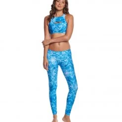 CLOTHING Onzie Long Yoga Leggings Tie Dye Blue 12 CLOTHING Onzie Long Yoga Leggings Tie Dye Blue