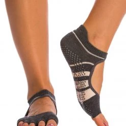 Toesox Bellarina Half-Toe Yoga Grip Socks Groove ACCESSORIES