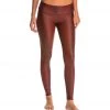 Onzie Long Yoga Leggings Burgundy Snake