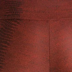 Onzie Long Yoga Leggings Burgundy Snake