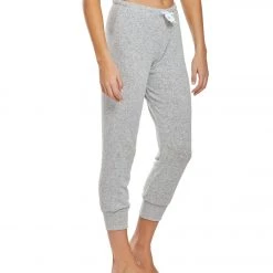 Onzie Sweatpant Joggers Heather Gray Fleece