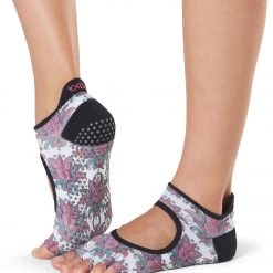 Toesox Bellarina Half-Toe Yoga Grip Socks Mantra