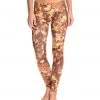 Onzie Long Yoga Leggings Gold Coins CLOTHING