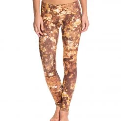 Onzie Long Yoga Leggings Gold Coins CLOTHING