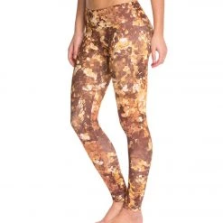 Onzie Long Yoga Leggings Gold Coins CLOTHING