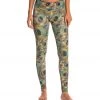 Onzie Long Yoga Leggings Peacock Green CLOTHING