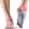 Toesox Bellarina Half-Toe Yoga Grip Socks Flamingo ACCESSORIES