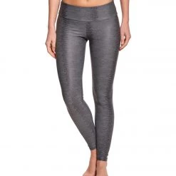 Onzie Long Yoga Leggings Charcoal Snake