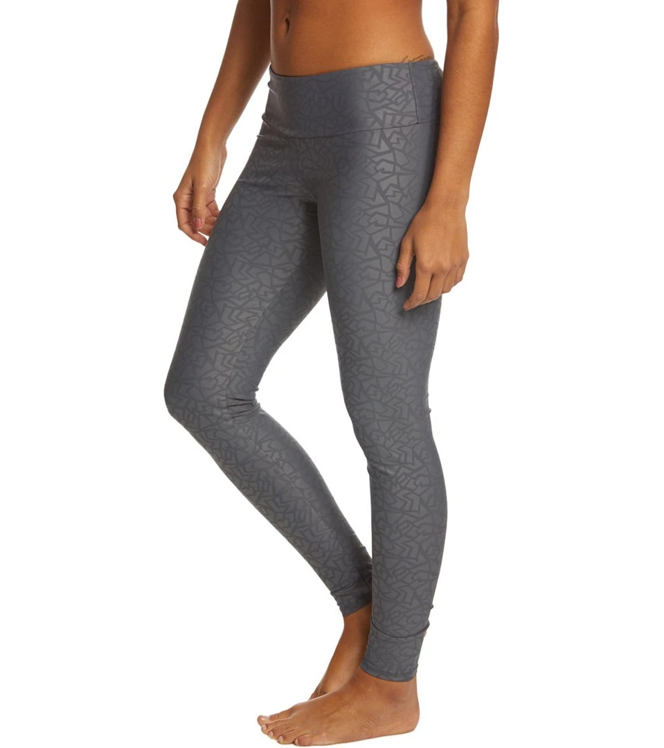 Onzie Long Yoga Leggings Slate Gray Pandora 4 Onzie Long Yoga Leggings Slate Gray Pandora