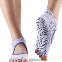 Toesox Bellarina Half-Toe Yoga Grip Socks Diamond Lotus ACCESSORIES