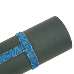 ACCESSORIES Hugger Mugger Simple Yoga Mat Sling Blue Leaf 10 ACCESSORIES Hugger Mugger Simple Yoga Mat Sling Blue Leaf