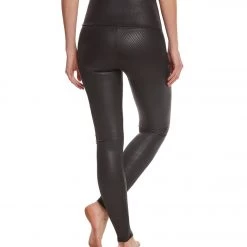 CLOTHING Onzie High Waisted Yoga Leggings Black Fishnet