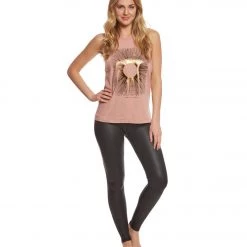 CLOTHING Onzie High Waisted Yoga Leggings Black Fishnet