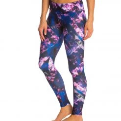 Onzie Long Yoga Leggings Celeste