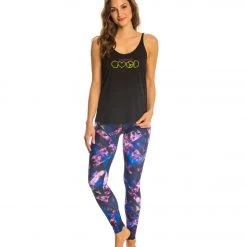 Onzie Long Yoga Leggings Celeste