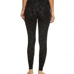 CLOTHING Onzie High Waisted Yoga Leggings Black Flocking