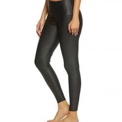 CLOTHING Onzie High Waisted Yoga Leggings Black Sparks
