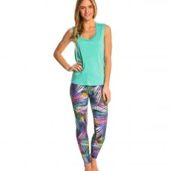 CLOTHING Onzie Long Yoga Leggings Krypton