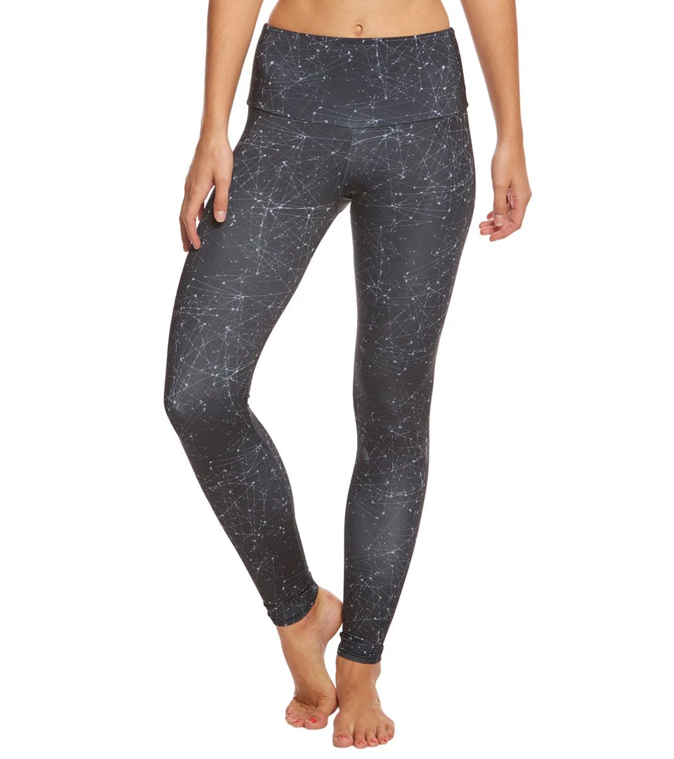 Onzie High Waisted Yoga Leggings Night Sky CLOTHING 3 Onzie High Waisted Yoga Leggings Night Sky CLOTHING