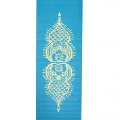 Hugger Mugger Gallery Collection Yoga Mat 68" 3mm Blue Henna 15 Hugger Mugger Gallery Collection Yoga Mat 68