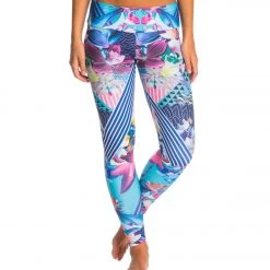 Onzie Long Yoga Leggings Juicy Leaf